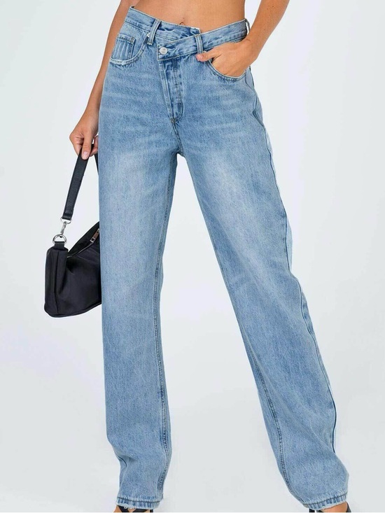 Princess Polly Denim - Princess Polly Asymmetrical Jeans